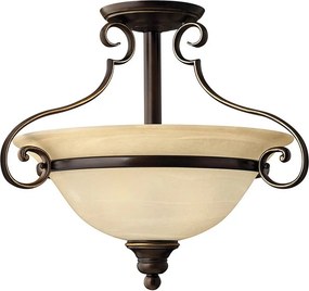 ELSTEAD HK-CELLO-SF CELLO Klasszikus Mennyezeti Lámpa Alabástrom, Antik Bronz E27 IP20