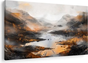 Kép - Hegyi tájak festése (90x60 cm)