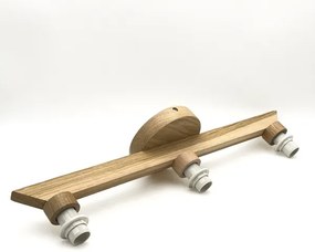 Brilagi - LED  Felületre szerelhető csillár  ANTHONY 3xE14/40W/230V tölgy/fekete