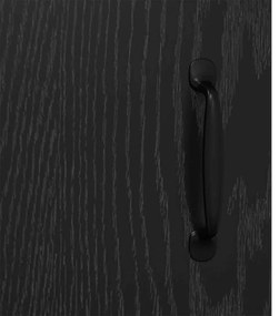 Széf Fekete tölgy 69,5 x 34 x 90 cm Műszaki fa és vas