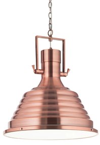 IDEAL LUX FISHERMAN függesztett lámpa E27 foglalattal, max. 60W, 48,5 cm átmérő, réz 134871