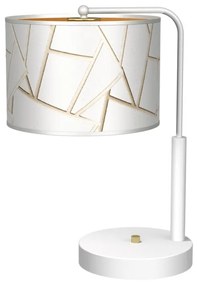 Milagro Ziggy fehér asztali lámpa (MLP7570) 1x E27