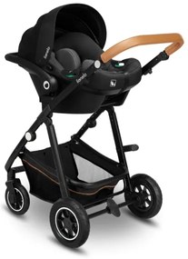 Lionelo - AMBER kombinált babakocsi 3 az 1-ben, szürke grafit