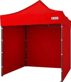 Piaci sátor 2x2m - Piros