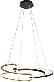 Italux modern függeszték casar fekete arany itxpnd-24002-bk-gd