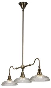 Cottex T9043A - SNOOKER rudas csillár 3xE27/60W/230V