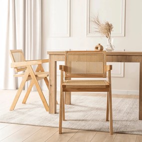 Étkezőszék Tölgy/Bézs Színben. MADERA