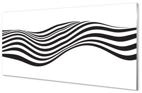 Üvegképek Zebra csíkos hullám 100x50 cm