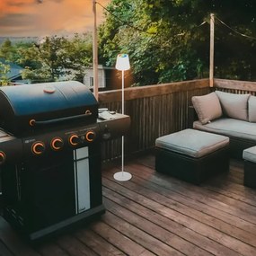 Briloner 1507016 - KIKI dimmelhető LED állólámpa 4,3W/5V IP44 2600 mAh fehér