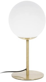 Aranyszínű asztali lámpa fém búrával (magasság 28 cm) Mahala – Kave Home