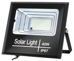 Aigostar - LED állítható fényerőjű napelemes reflektor 40W, IP67, DO