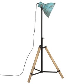 kopott kék állólámpa 25 W 75x75x90-150 cm E27