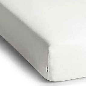 Fehér gumis jersey lepedő 180x200 cm Amber – Restilo