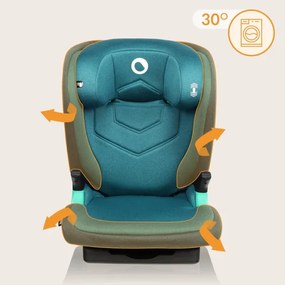 Lionelo - Autósülés NEAL i-Size 100-150 cm zöld-türkiz