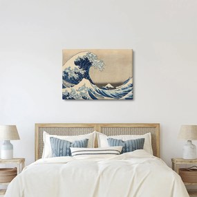 Kép - Katsushika Hokusai, Under the Wave off Kanagawa, reprodukciók (70x50 cm)