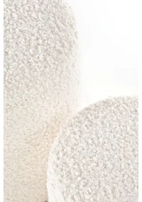 KÉSZLET 2x Taburet CANCUN átm. 31/38 cm fehér/barna