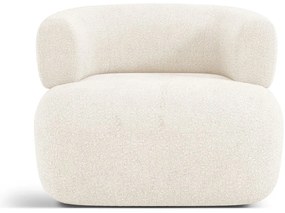 Bézs buklé fotel Jenny – Micadoni Home