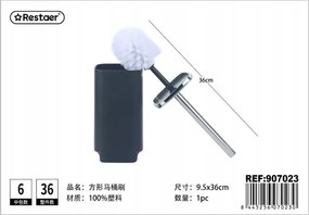 Elegáns fekete Wc kefe fogantyúkkal