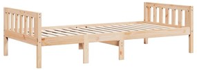 tömör fenyőfa gyerekágy matrac nélkül 90 x 190 cm