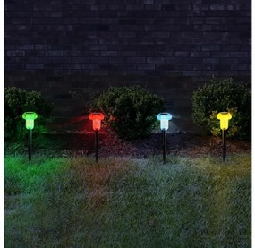 Globo 33987-4 - 4x LED RGB napelemes lámpa LED/0,05W/3V IP44 készlet