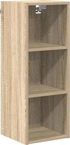 vidaXL Függő szekrény tárolóval Sonoma tölgy 30 x 29,5 x 80 cm Faanyag