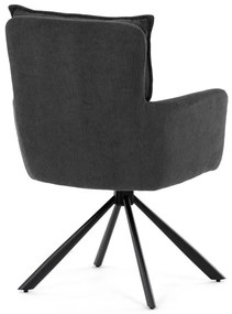 Szürke Kordbársony Étkezőszék. HC-X1128 GREY2