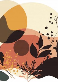 Poszter 40x60cm Naplemente a kertben