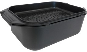 Elo 62042 Sütőedény grillfedéllel Karree 42 x 26cm