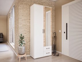 Walkon Cipősszekrény (Fehér-Sonoma) modern