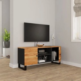 tömör akácfa TV-szekrény 105 x 33 x 46 cm