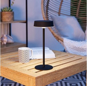 Eglo 75876-LED Dimmelhető napelemes, tölthető asztali lámpa SIMERI LED/3W/5V 1800mAh IP44 fekete