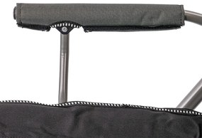 Leziter Comfort karfás horgász szék pohártartóval szürke