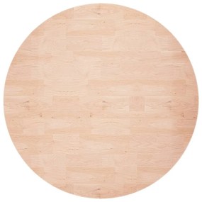 kerek kezeletlen tömör tölgyfa asztallap Ø70 x 1,5 cm