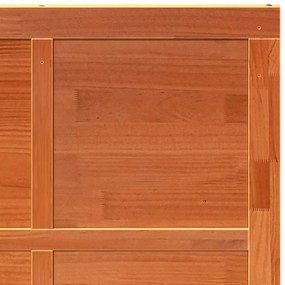 Istállóajtó Viaszbarna 90 x 210 cm Tömör fenyőfa