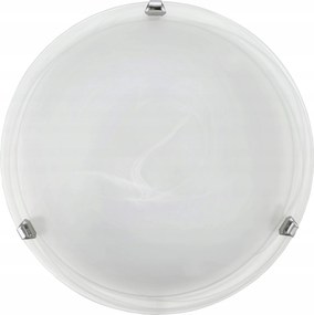 Kerek plafon Eglo 30 x 30 cm fehér, ezüst