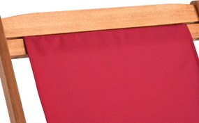 SIENA kerti nyugágy, 94x60x94cm, piros Casaria