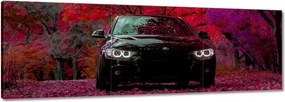 Vászonkép 120x40 Fekete Bmw Ősz