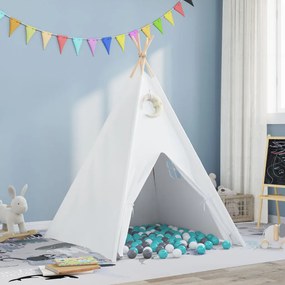 Gyerek Teepee sátor táskával őszibarack &amp; puha labdák bőrszínű fehér