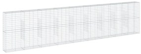horganyzott vas gabion kosár fedéllel 900 x 50 x 200 cm