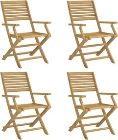 vidaXL 2 db összecsukható tömör akácfa kerti szék 54,5x61,5x86,5 cm