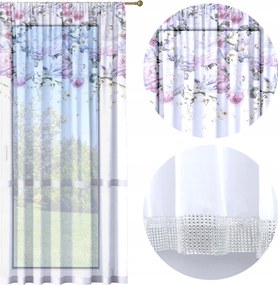 Függöny Kész 140x250 Fátyol Festett Béka Mintás 010