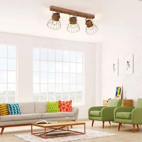 Leuchten Direkt 11488-60 - Spotlámpa ALAMI 3xE27/25W/230V