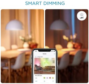 LED RGBW Dimmelhető izzó A60 E27/8,5W/230V 2200-6500K  CRI 90 Wi-Fi + távirányító - WiZ