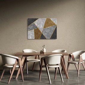 Üveg kép - Anyagok utánzása (70x50 cm)