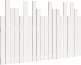 vidaXL fehér tömör fenyőfa fali fejtámla 127,5 x 3 x 80 cm