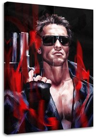 Gario Vászonkép Terminátor A halálosztó, Arnold Schwarzenegger portré - Dmitry Belov Méret: 40 x 60 cm