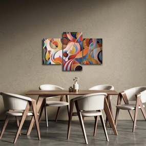 Kép - Zenei absztrakt (90x60 cm)
