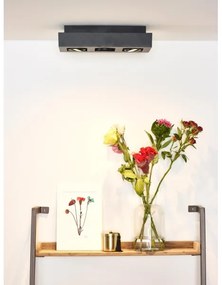 Lucide 09119/16/30 - XIRAX LED spotlámpa 3xGU10/5W/230V fekete