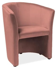 Cuba Velvet fotel, rózsaszín
