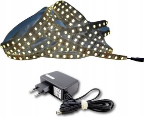 Kész szett Led szalag 2835 120LED/m fehér meleg bútorvilágítás 2m